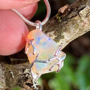 Angel Opal Sparkler Necklace